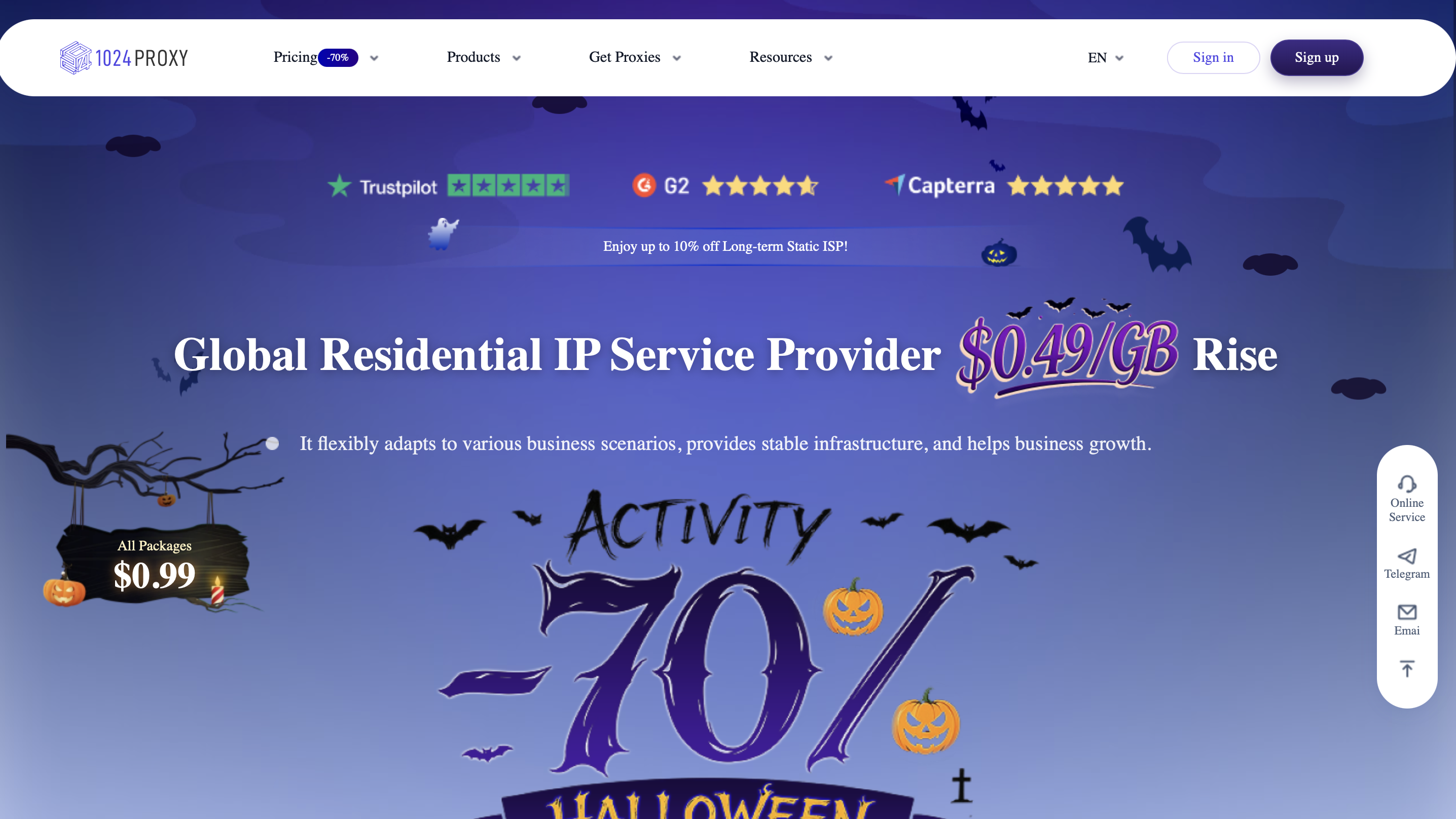 1024proxy website home page