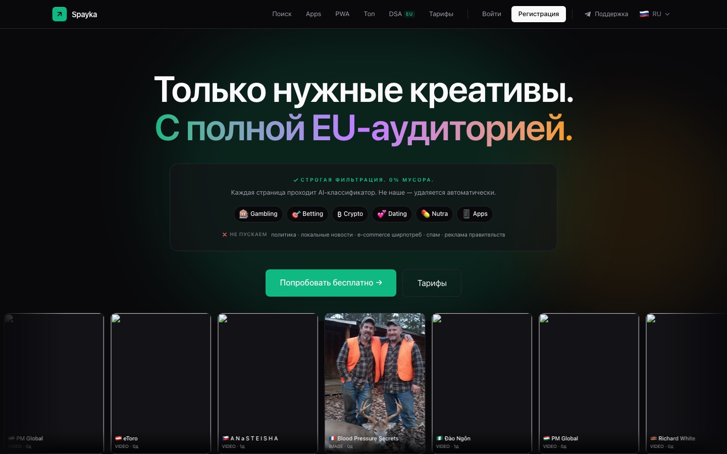 Spayka website