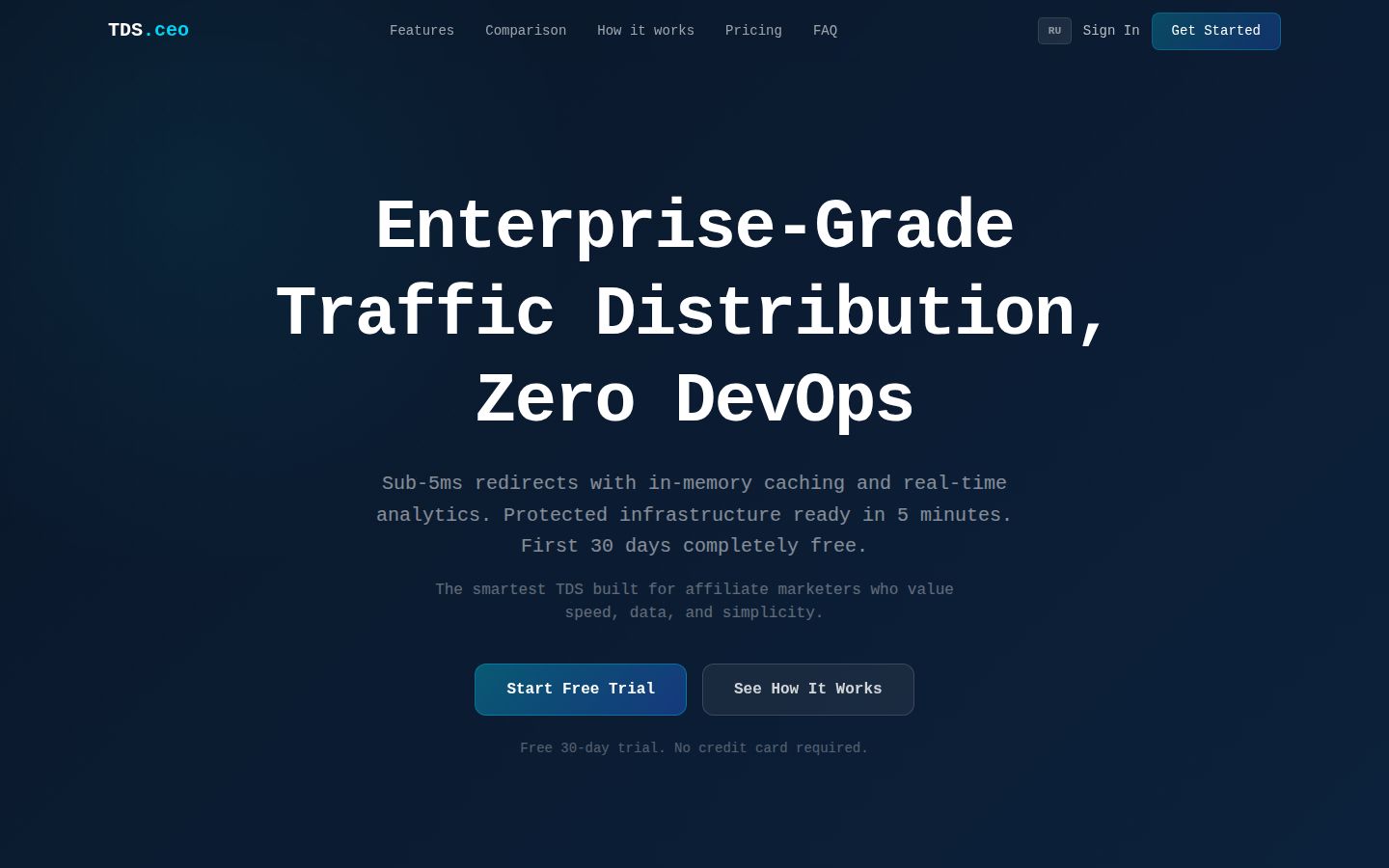 TDS.ceo website